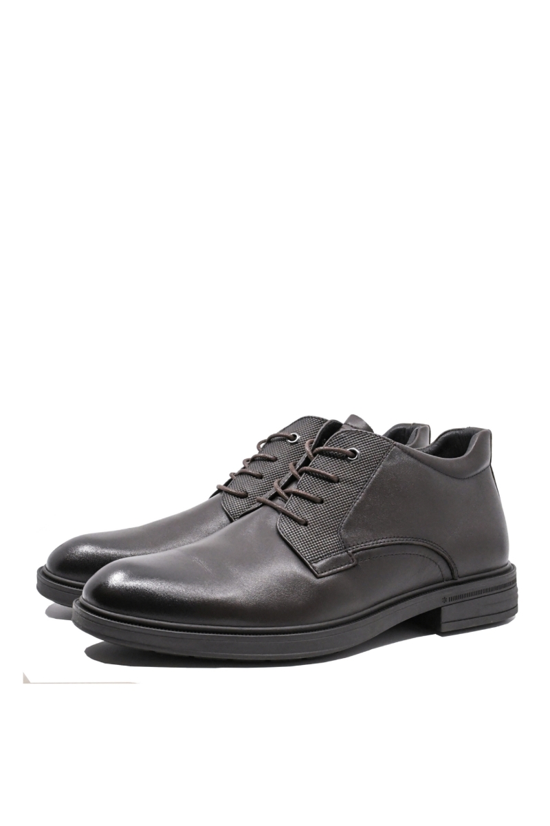Imagine Ghete ankle elegante bărbați maro din piele naturală OTR670017
