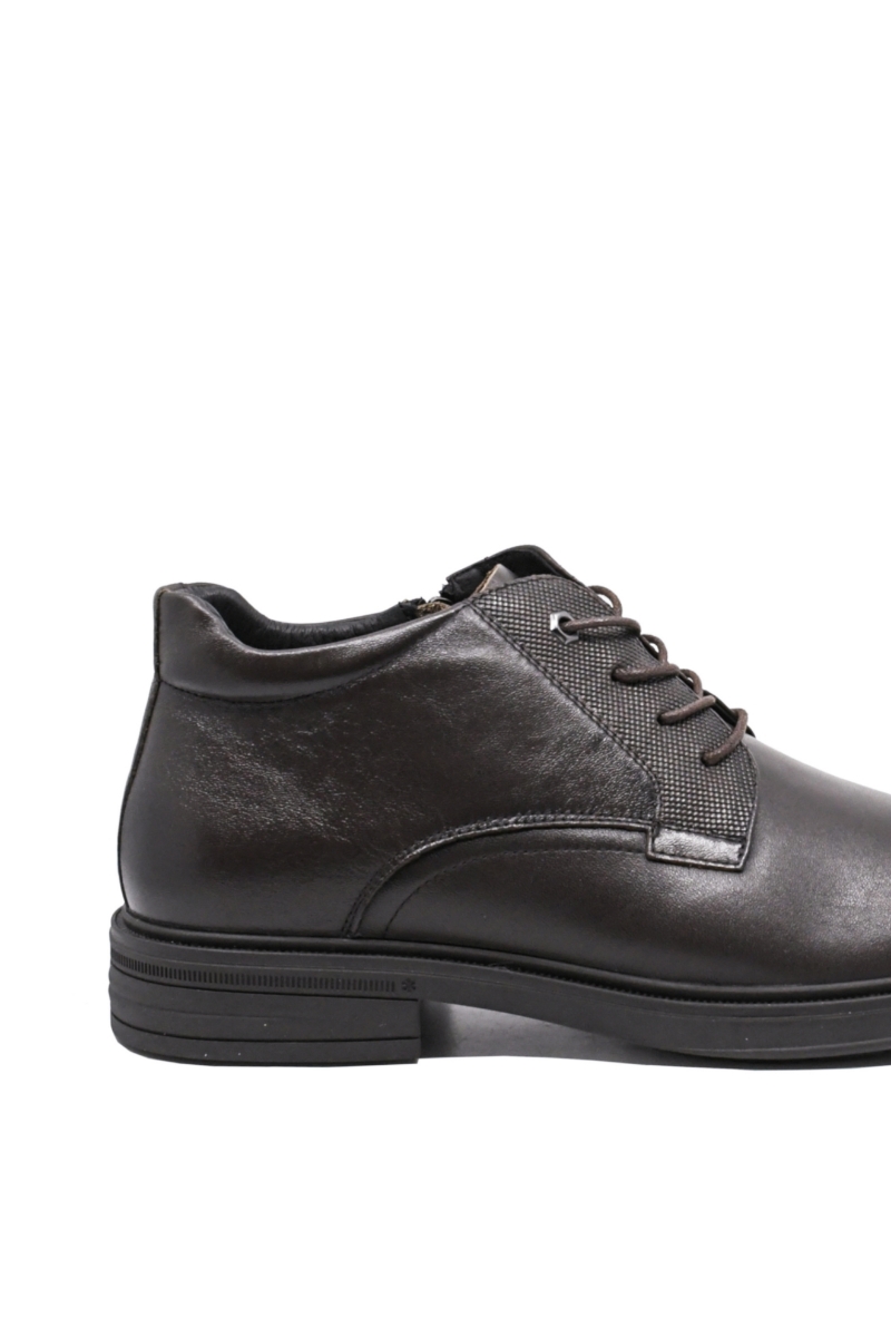 Imagine Ghete ankle elegante bărbați maro din piele naturală OTR670017