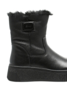 Imagine Ghete damă îmblănite, negre, din piele naturală GOR11626