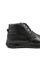 Imagine Ghete bărbați în stil clasic, negre din piele naturală GOR1948