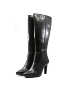 Imagine Cizme damă elegante negre, din piele naturală KOR2944