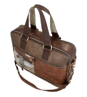 Imagine Servietă mare cu două compartimente, maro, colecția Core, 39806-113