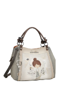 Imagine Geantă mare de mână cu mânere scurte, light grey, colecția Sophia, 42801-146