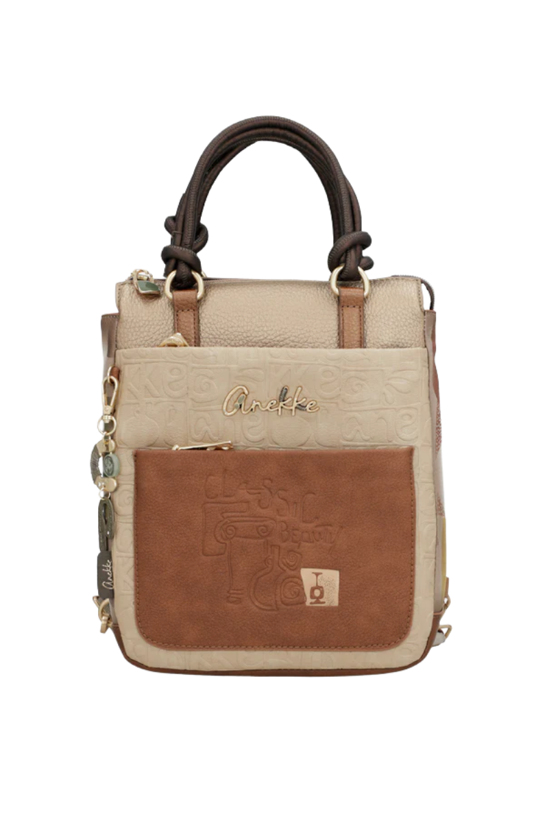 Imagine Rucsac cu mânere scurte, bej, colecția Amphora, 42715-288