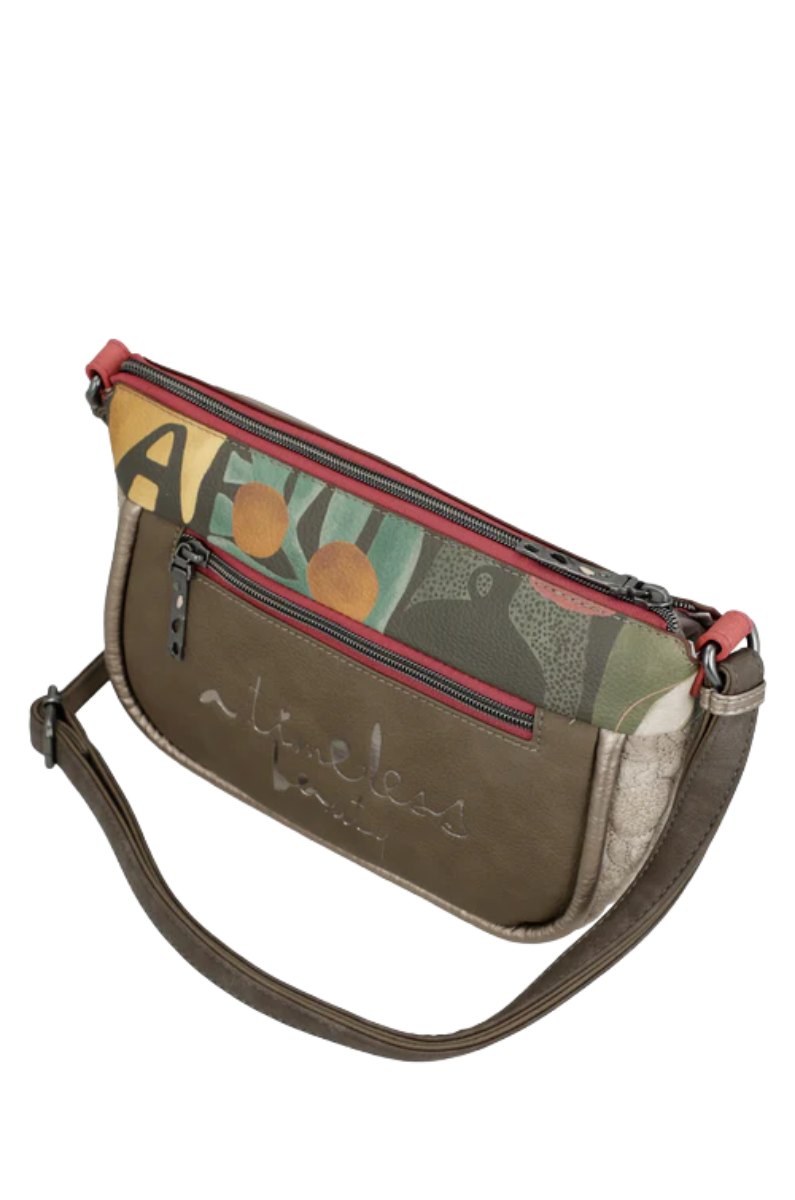 Imagine Poșetă crossbody ovală, bej, colecția Muse, 42703-541