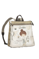 Imagine Rucsac pătrat gri sidefat, colecția Sophia, 42805-233