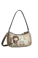 Imagine Geantă de umăr bej sidefat, colecția Muse, 42702-309