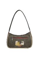 Imagine Geantă de umăr bej sidefat, colecția Muse, 42702-309