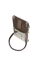 Imagine Mini poșetă crossbody cu fermoare, kaki, colecția Sophia, 42803-905