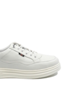 Imagine Pantofi bărbați sport la modă, albi, din piele  naturală FNX27017