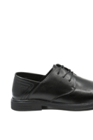 Imagine Pantofi bărbați oxford  la modă, negri, din piele  naturală FNX27001