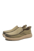 Imagine Mocasini bărbați green kaki din piele naturală FNX90006