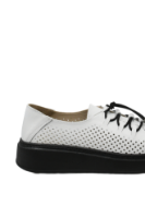 Imagine Pantofi casual cu platformă, albi, din piele naturală MIR5297