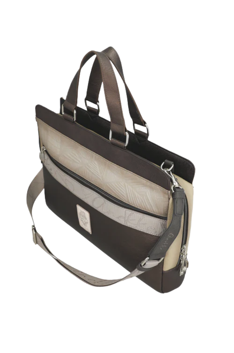 Imagine Servietă mare pentru laptop și documente, maro, colecția Sophia, 42806-116