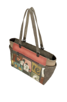 Imagine Geantă de mână cu mânere lungi, khaki colecția Muse, 42702-216