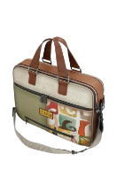 Imagine Servietă mare cu două compartimente, maro, colecția Muse, 42706-113