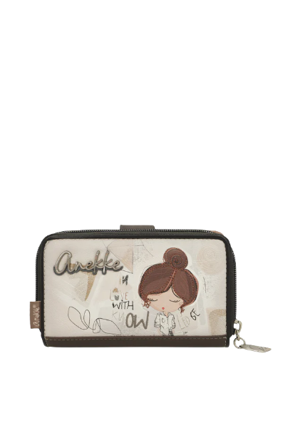 Imagine Portofel mediu rigid bej, colecția Sophia 42809-909