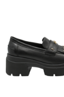 Imagine Loaferi damă cu platformă masivă, negri din piele naturală FLO144N