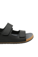 Imagine Sandale reglabile bărbați negre din piele naturală OTR580020