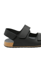 Imagine Sandale reglabile bărbați negre din piele naturală OTR580020