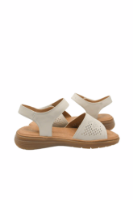 Imagine Sandale damă utracomode crem, din piele naturală FNX33180