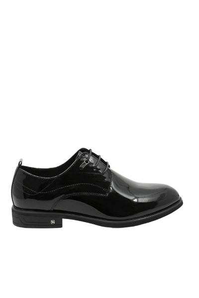 Imagine Pantofi bărbați ultra eleganți negri din lac OTR640001NL