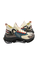 Imagine Sneakers șosetă din material textil, bej cu detalii multicolor  GOR31091