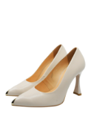 Imagine Pantofi eleganți cu toc înalt stiletto, crem, din piele naturală KOR2984