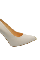Imagine Pantofi eleganți cu toc înalt stiletto, crem, din piele naturală KOR2984