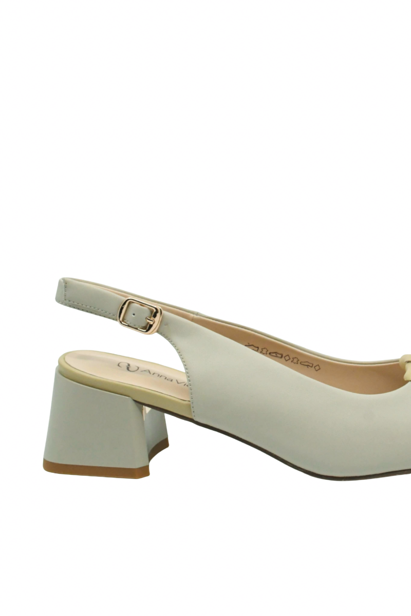 Imagine Sandale damă light green din piele naturală GOR50124